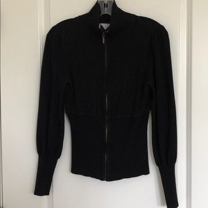 Zip Front Mockneck Sweater